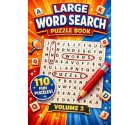 Word Search Puzzle Book - 110 Puzzles - Volume 3