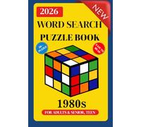 Word Search Puzzle Book - 1980s: Word Search Puzzles with Easy to Read Print about 1980s | 6x9 inches, 113 pages | 50+ Puzzles... Gift for Vacations, Holidays and Relaxation