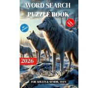 Word Search Puzzle Book Alaska: Large Print | 6x9 inches, 113 pages | 50+ Puzzles