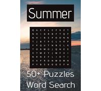 Word Search Puzzle Book all about Summer: Word Searches with easy to read words| 6x9 inches,110 pages, 50+ puzzles … Gift for Vacations, Holidays or restful days in the sun.