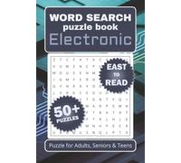 Word Search Puzzle Book Electronic: Word searches with Easy to Read Print about Electronic, Tech, Gadget, Computer and More | 6x9 inches, 110 pages | ... Gift for Vacations, Holidays and Leisure time