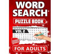 Word Search Puzzle Book for Adults: 100 Puzzels with Solutions - Vol 2
