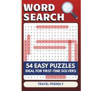 Word Search Puzzle Book for Adults - Beginner Friendly: 54 Travel-Friendly Puzzles | Easy to Medium Word Searches for First-Time Solvers | Fun Brain Games for Relaxation Anywhere