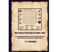 Word Search Puzzle Book for Adults & Kids: Fun and Challenging Word Hunt Puzzles with Topics Like Car Brands, Famous Movies, Marvel Superheroes, and Mother Nature