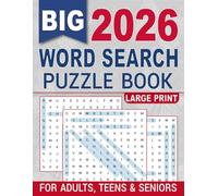 Word Search Puzzle Book for Adults Large Print: Stress Relieving Word Search Puzzles With Large Print for Adults, Seniors and Puzzle Lovers
