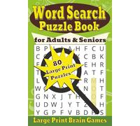 Word Search Puzzle Book for Adults & Seniors - Large Print Brain Games: Big, Easy-to-Read Puzzles for Stress Relief, Focus, and Cognitive Skill Boost