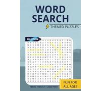 Word Search Puzzle Book: For Adults, Seniors & Teens | One Puzzle per Page | Travel Friendly, Large Print | With Solutions