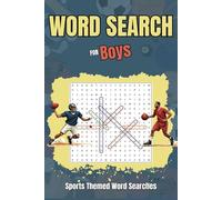 Word Search Puzzle Book for Boys: Sports Themed Word Search for Teenage Boys with Easy to Read Print | 6x9 inches
