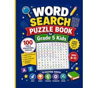 Word Search Puzzle Book for Grade 5 Kids