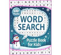 Word Search Puzzle Book for Kids: 480+ Winter-Themed Vocabulary to Find and Circle, Workbook for Early Learning Ages 5-10