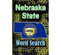 Word Search Puzzle Book: For Nebraska State: Word Find and Word Search Puzzle Book: Fun and Challenging Puzzles for Nebraska-themed Lovers with solutions.