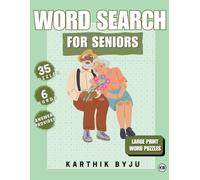 Word Search Puzzle Book for Seniors Large Print: Brain-Boosting Cognitive Games in Big Font for Elderly Adults