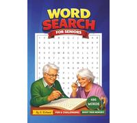 Word Search Puzzle Book For Seniors: Word Search for Seniors Easy to Read | 50+ Easy Puzzles | Brain Games & Activity Book for Relaxation | Fun ... | 6x9 Inches, 110 Pages | Gift for Seniors
