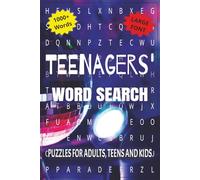 Word Search Puzzle Book for Teenagers: Word Searches with Easy to Read Print about Teenagers, School, Friemds and More | 6x9 inches, 110 pages | 50+ ... … Gift for Vacations, Holidays and Free Times