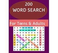 Word Search Puzzle Book for Teens & Adults-Test your Problem Solving Skills