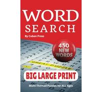 Word Search Puzzle Book: NEW Word Searches with Large Print about Multiple Themes | 6x9 inches, 110 pages | 50+ Puzzles...Gift for Vacations, Holidays and Free Times.