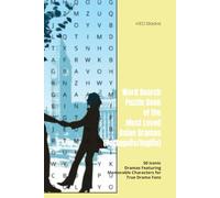 Word Search Puzzle Book of the Most Loved Asian Dramas (Português/inglês): 50 Iconic Dramas Featuring Memorable Characters for True Drama Fans