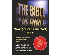 Word Search Puzzle Book The Bible part 1: Sharpen Youe Mind on The Sword of The Spirit