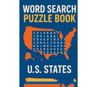 Word Search Puzzle Book: U.S. States
