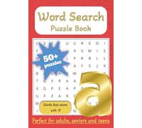 Word Search Puzzle Book with words that starts with “A”: Word Searches with Easy-to-Read Print about letter “A” | Hundreds of Words | 6x9 inches, 110 ... Times ... For All Ages (Alphabet Word Search)