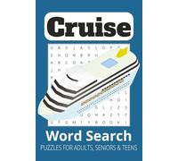 Word Search Puzzle Book: Word Search with Easy to Read Print about Cruise, Destinations, Adventures and More | 6x9 inches, 110 pages | 50+ Puzzles ... Gift for Vacations, Holidays and Free Times