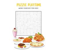 Word Search Puzzle Book: Word Searches With Easy to Read Print About Food Items such as Vegetables, Fruits and More | 6x9 inches, 30 pages | 10 Puzzles... Gift for Vacations, Holidays and Free Time