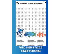 Word Search Puzzle - Fishes Worldwide: Explore the World of Fish with This Ultimate Word Search Puzzle Book!