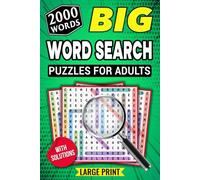 Word Search Puzzles For Adults: 2000 Words - Large Print and Anti Eye Strain & Relieve Stress (With Full Solutions)