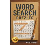 Word Search Puzzles: Word Search with Easy to Read Print about Word Searches, Puzzles, Books and more | 6x9 inches, 110 pages | 50+ puzzles ... Gift for Vacations, Holidays, and Free Times