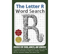 Word Search R Letter Puzzle Book: Crossword Searches Featuring Words That Start with the Letter R | 6x9 Inches, 110 Pages | 50+ Puzzles... Perfect Gift for Vacations, Holidays, and Leisure Time