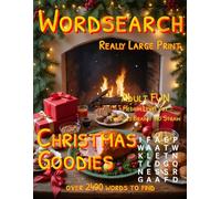 Word Search: Really Large Print: Christmas Goodies: Over 2400 Words to Find (Seasons and Holidays)