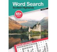 Word Search Scottish Highlands: Extra Big Letters For Elderly and Adults