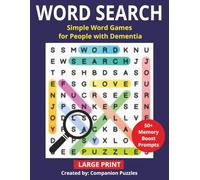 Word Search: Simple Word Games for Seniors and People with Dementia | Ideal Gifts for Seniors