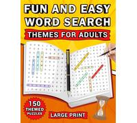 Word Search Themes 150 Large Print Word Search Puzzles for Adults: 150 Themed Puzzles in Large Print | Brain Exercise for Memory and Focus | Giant Print Word Find Book for Seniors, Men and Women