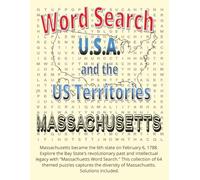 Word search USA and the US Territories: Massachusetts (Word Search USA & US Territories: A Patriotic Puzzle Series)