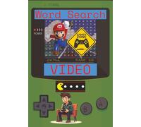Word Search Video: Dive into the ultimate video game-themed word search adventure with this exciting collection of 70+ easy to read puzzles! 6x9 Inches | 110 Pages