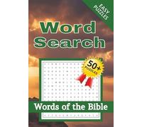 Word Search: Words of the Bible: Bible Words Word Search | Important Names and Words | Learning the Bible Made Fun | 6 x 9 inches | 50+ Puzzles |