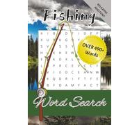 Word Searches Fishing Themed with Easy to Read Print about Fishing, Fish, Nature and More │6x9 inches, 110 Pages │50+ Puzzles… Gift for Vacations, Holidays, Free Times