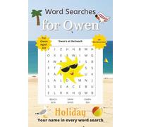 Word Searches for Owen: 50+ puzzles for 4-8 year olds | Improve vocabulary and spelling | Holiday edition | Owen's name on every page | Gift for Owen (Personalized Word Searches)