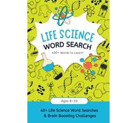 Word Searches with Easy to Read Print about Life Science, Biology, and STEM | 6×9 inches, 115 pages | 40+ Puzzles … Gift for Vacations, Summer ... | 40+ Life Science Topics to Learn and Play