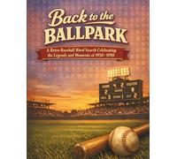 Word Worm: Back to the Ballpark Large Print Word Search Books for Adults 1950s to 1990s: Baseball Puzzle Collection for Seniors and Sports Fans and Retro Sports Trivia