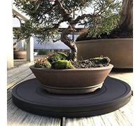 WORDFUN 40cm Base Giratoria Manual, Giratorio De Bonsái Redondo, Plato Giratorio con Rodamientos De Bolas, Soporte Giratorio para Pantallas De TV Grandes, ArtesaníAs, Pantallas