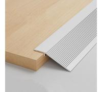 WORDFUN Banda De Transición para Umbral De Puerta 8-35mm, Rampa De Umbral De Puerta De Aluminio, L : 90 Cm, Tira De Transición De Piso, para Pisos, Laminados De Baldosas para Laminado(Silver,7cm)