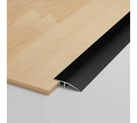 WORDFUN Banda De Transición para Umbral De Puerta 8-35mm, Rampa De Umbral De Puerta De Aluminio, L : 90 Cm, Tira De Transición De Piso, para Pisos, Laminados De Baldosas para Laminado(Black,4.2cm)