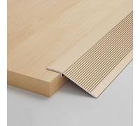 WORDFUN Banda De Transición para Umbral De Puerta 8-35mm, Rampa De Umbral De Puerta De Aluminio, L : 90 Cm, Tira De Transición De Piso, para Pisos, Laminados De Baldosas para Laminado(Gold,10cm)