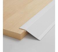 WORDFUN Banda De Transición para Umbral De Puerta 8-35mm, Rampa De Umbral De Puerta De Aluminio, L : 90 Cm, Tira De Transición De Piso, para Pisos, Laminados De Baldosas para Laminado(White,7cm)