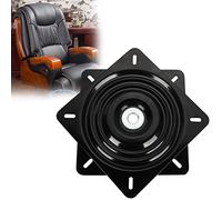 WORDFUN Base Giratoria para Taburetes Cuadrado Rodamiento Placa Giratorio Negro Tarea Pesada Cojinete De Mesa para Muebles Giratorios, Taburetes, Sillas, TV,Soporte De Exhibición