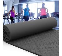 WORDFUN Esterilla para Cinta De Correr, 175x80cm 200x100cm Alfombra De Protector Suelo Reduce El Ruído, Espesor 10 Mm Cojín De Insonorización, Amortiguador, Antideslizante, Equipos De Gimnasio