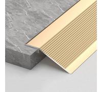 WORDFUN Perfil De Transición para Suelo, Tira De Umbral para Suelo Desnivel, Puente La Altura Entre 8-35mm, Barra De Transición De Puerta, Rampa De Umbral De Puerta De Aluminio(Gold,7cm)