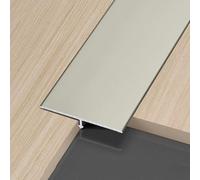 WORDFUN Perfil En T De Metal, Riel De Umbral De Puerta De Aluminio, 3x90cm Tira De Cubierta De Costura De Umbral, Floor Transition Strip, para Suelos De Madera, Baldosas Y Alfombras(Gungray,25mm)